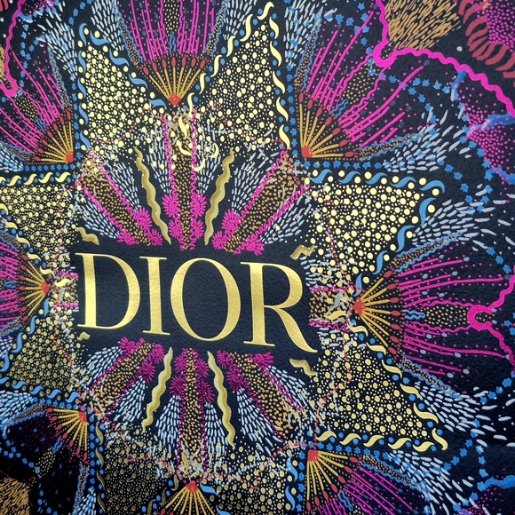 Luxury Christian  Dior Holiday Toile Dior Multicolor Designergift  Bag 16.5x5x12 - Picture 16 of 16